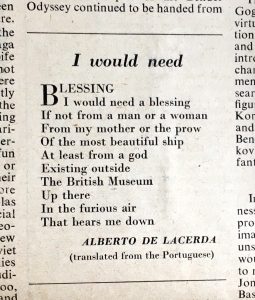 From The Times Literary Supplement, London, 21 October 1965, p. 938