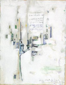 Vieira da Silva (Portugal/France, 1908-1992), Paris, à tes pieds, 1960, gouache on paper