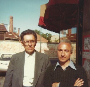 With António Ramos Rosa, Lisbon, 1981