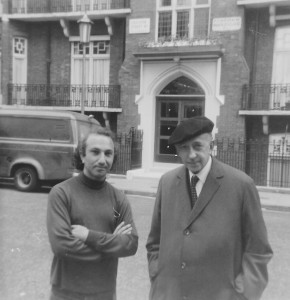 With Murilo Mendes, London, 1970