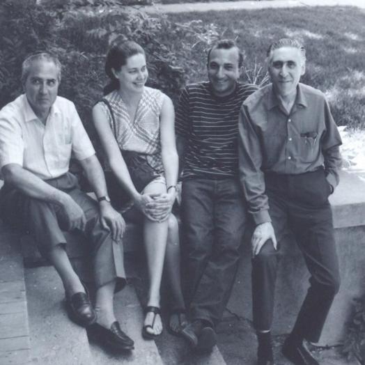 With Pablo Beltrán de Heredia, Agnes Moncy and Ricardo Gullón, Austin, 1969