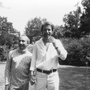 With David Wevill, Austin, c. 1975