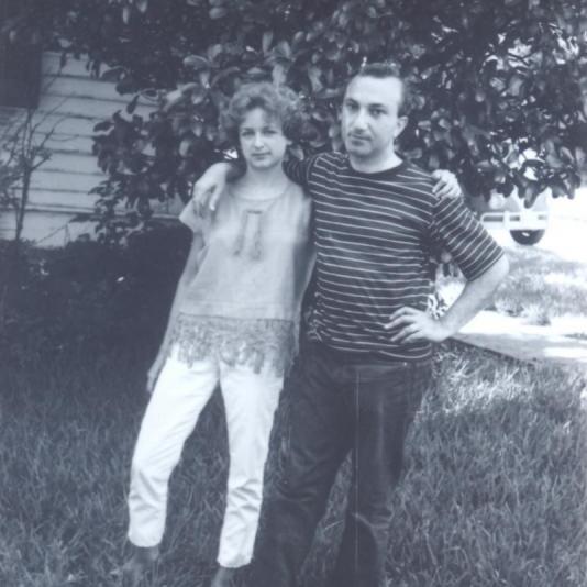 With Harriett Watts, Austin, c. 1969