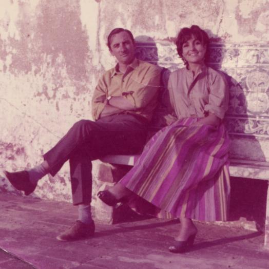Victor Willing and Paula Rego, Ericeira, 1965