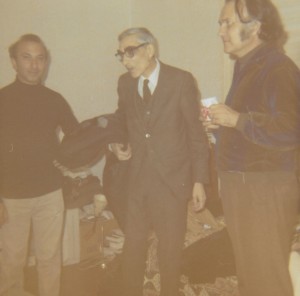 With Louis Zukofsky and Robert Duncan, Austin, 1969