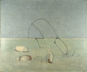 "Weapons of War Perished" by Adrien de Menasce, oil on canvas, 1966