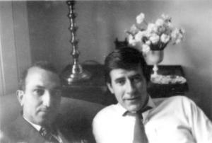 With Rory McEwen, Chelsea, c. 1970